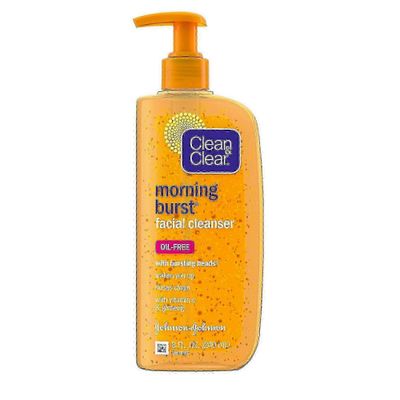 Clean & Clear Ren & klar morgen brast ansiktsrens, 8 oz