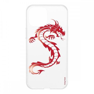 Crazy Kase Sag til iPhone 12 Pro Max (6,7) Red Dragon Soft