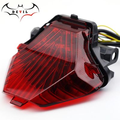 Motor Vehicle Lighting Til Yamaha Mt-07 FZ-07 MT-25 MT-03 Yzf R3 R25 2014-2020 Integreret LED-baglygte blinklys samling motorcykel tilbehør Mt Red