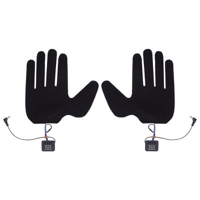 2kpl sähköisiä lämmityskäsineitä tyynyt 5 sormikäsineen lämmityslevy 3 irrotettavalla vaihteella hiihtopyöräilyyn