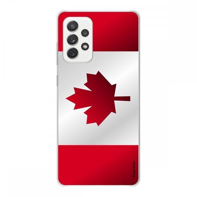 Crazy Kase Cover Til Samsung Galaxy A72 Soft Silicone 1 Mm, Flag of Canada