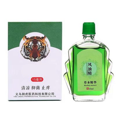 Unbrand 12/15ml virkistävää öljyä Roll-on Tiger Essential Balm estää hyttysten puremista