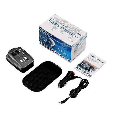 Päivitetty V9-auton tutkatunnistin Englanti Venäjän digitaalinen näyttö 12V auton valvontaetäisyys Etävaroitus äänikehote