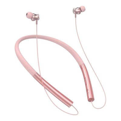 unbrand Bluetooth-hodetelefoner Sport Trådløse Bluetooth-øretelefoner med høy effekt Dobbel øre Nakkebøyle Øretelefoner Rosa