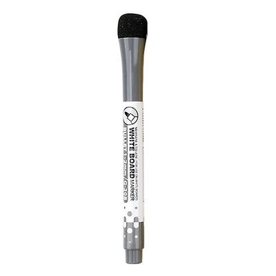 12stk magnetisk whiteboard pen sletbar tør tørre tavle markør penne med viskelæder tips 07