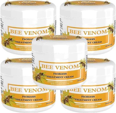 3/5kpl psoriaasivoide, mehiläismyrkky psoriasises kerma ihon helpotus kutinaa estävä voide ihonhoitotuotteet 5 kpl
