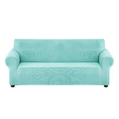 Eveltek Stretch Sofa Slipcover SofaBeskytter Små Tern Lyseblå L