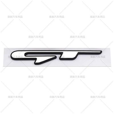 Hikig 3d ABS GT Line Logo Car Trunk Emblem Badge För Kia Seltos Picanto K3 K5 Sportage EV6 Optima RIO Proceed Ceed GT Line Tillbehör GT Svart Silver