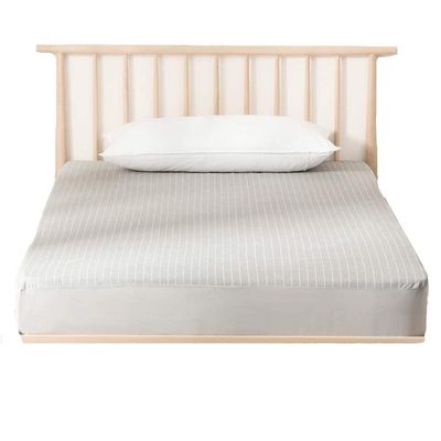 Eveltek 100% vandtæt madrasbeskytter Ultra Soft Cotton Terry Surface Grå Twin XL