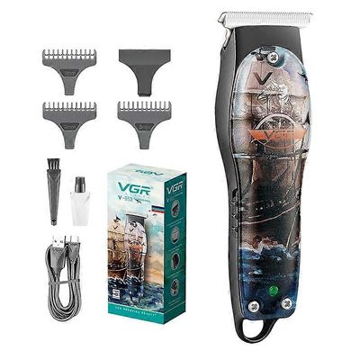 VGR V-953 Graffiti Design Professional ladattava hiustenleikkaustrimmeri Home Travel Men Electric Cl