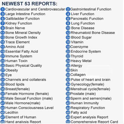 mickcara 2023 Uusi versio kvanttiresonanssianalysaattorista Magneettinen bioresonanssi Koko kehon skannaus 53 raporttia aliterveyden diagnostiikkak...