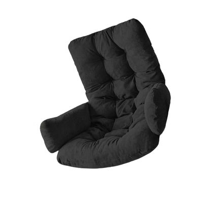 Swing Egg Chair Hængende Basket Chair Pude til gårdhave gårdhave Sort