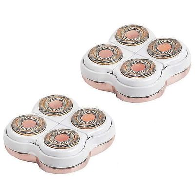 Virheettömät jalat, vaihtopäät, jotka ovat yhteensopivia sähköisen partakoneen kanssa 18 karaatin kulta 2kpl