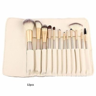 Professional Soft 12/18/24pcs Makeup Børster Sæt Kosmetisk Fylde Værktøjer Foundation Øjenskygge Blush Kits