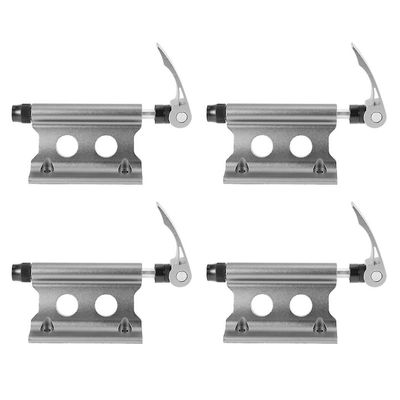 4x pyörähaarukkakiinnike polkupyörän kuorma-auton sängyn katto pyöräteline pyörähaarukkakiinnike lohkokuorma-autoteline maantiepyörälle