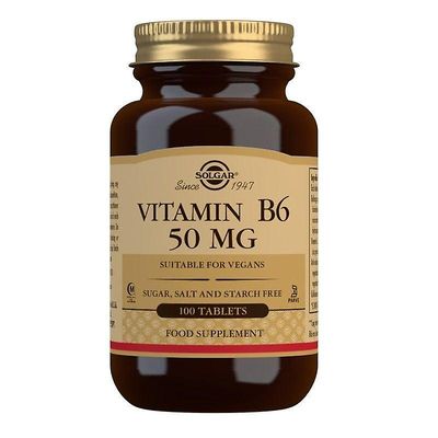 Solgar B6-vitamiini 50mg tabletit 100 (12548706)