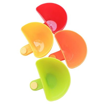 2pcs Krydderier Parabol Multipurpose Plastic Clip Tallerken Klemmer Servering Skåle