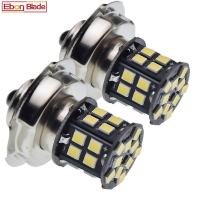 Motor Vehicle Lighting 2x P26s hvidt lys kraftfuld universel motorcykel led forlygtepære Moto scooter motorcykel knallert 4.2w 30smd 6v 12v 24v for...