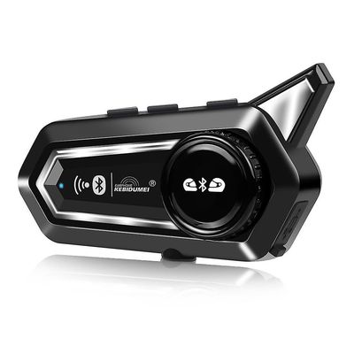 BT31 moottoripyörän kypäräkuulokkeet Bluetooth Moto Intercom 500m 2 ratsastajan sisäpuhelimelle vedenpitävä IPX6 1000mAh akulla hopea