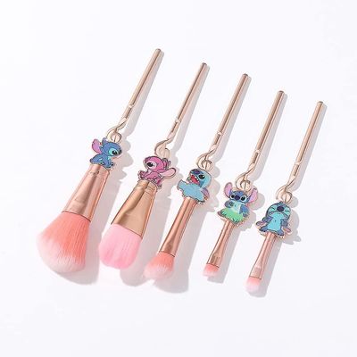 makeup børster sett - 5pcs kreativ søm tema kosmetiske børster sett, premium