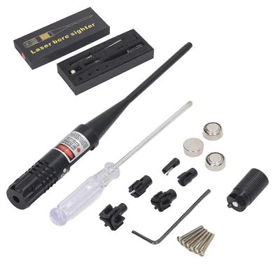 Bore Sight Kit alumiiniseoksesta valmistettu punainen laserporauskohteen paikannustyökalu 0,22 - 0,5 poralle