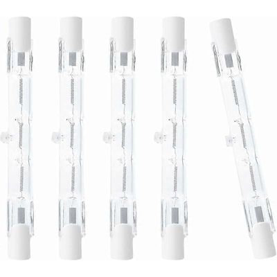 Lineaarinen halogeenilamppu R7s 78mm 150w 2100lm lämmin valkoinen 2800k himmennettävä J-tyypin polttimo kaksipäinen lineaarinen kohdevalo polttimo