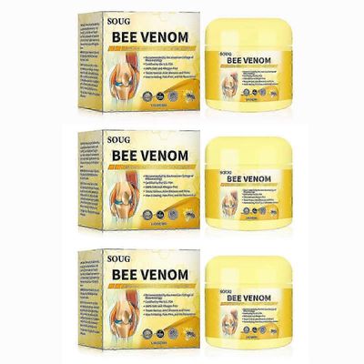 Nivelvoide mehiläismyrkkyä sisältävälle nivelkipuja lievittävälle hierontavoide ulkoiseen käyttöön S-standardi 1pc