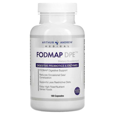 Arthur Andrew Medical, FODMAP DPE, 180 kapselia