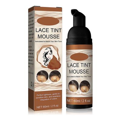 unbrand 60ml pitsisävyt mousse peitevoide sävytetty mousse pitsiperuukit pitkäkestoisia hiuksia vahingoittamatta Tummanruskea