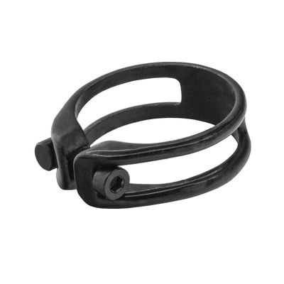 6G kulfiber cykel sadelpinde klemme mountainbike sadelpinde klemme 31.8mm super let cykel ac Sort
