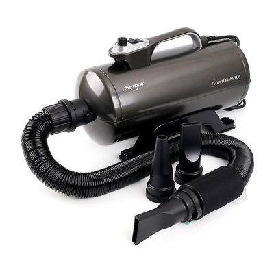 mickcara Super Hurricane Pet Shop Erityinen Super Wind Large Dog Double Motor Water Blowing Machine Tummanharmaa