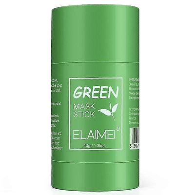 Elaimei Green Tea Solid Mask Oil Control syväpuhdistava mustapäiden tahriintuva ryppyjä ehkäisevä naamio 7356698556286