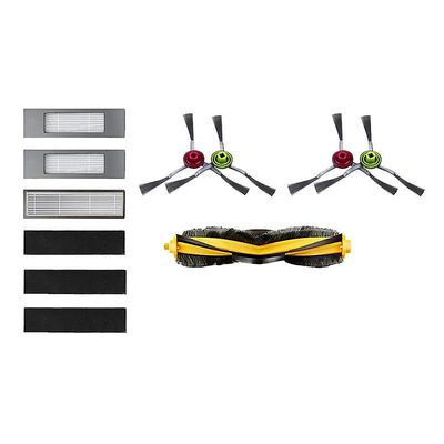 Filterrullepenselsæt til Ecovacs Deebot Ozmo 920 950 dele,4 sidebrushes,1roller brush,3 Hepa-filtre