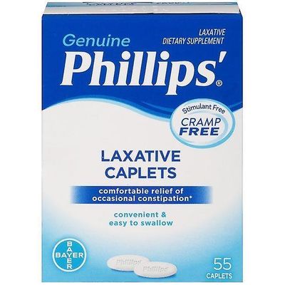 Phillips Phillipsin laksatiivi ravintolisän vihkoset, 55 count