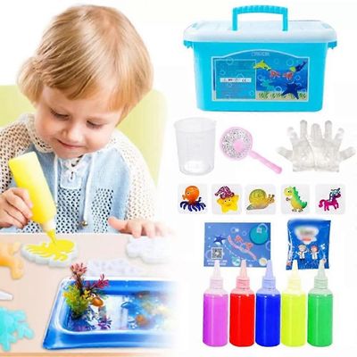 3D Magic Water Creatures, Lasten käsintehty Aqua Gel Sensory Toy SetMagic Water ELF, lasten käsintehty Aqua Gel Sensory lelusetti 60ml5 väriä