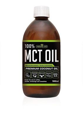 Natures Aid Luontotuki MCT Öljy 100%, 500ml
