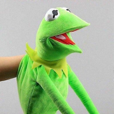 60 cm Kermit the Frog Hand Puppet kokovartaloinen pehmolelu rekvisiitta