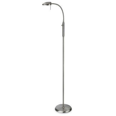 Firstlight Lighting Milano LED 1 Let gulv lampe børstet stål