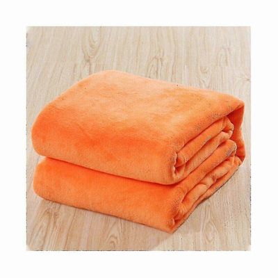 200 * 230cm musta vaaleanpunainen vaaleanpunainen harmaa violetti fleecehuopa ylellinen lämmin koti vuodesohva heitto Oranssi