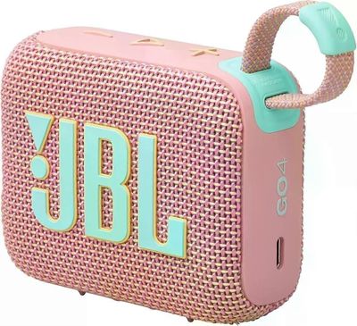 LX-JBL Go 4 Bluetooth-kaiutin-vaaleanpunainen