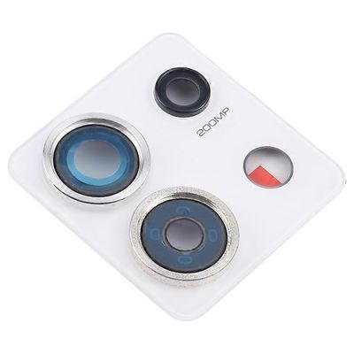 Xiaomi Redmi Note 13 Pro 5G OEM -takakameran linssinpidikkeen kansi lasiosalla (ilman logoa) - W Monivärinen White