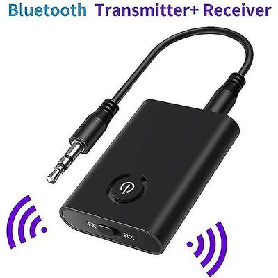 Bluetooth-adapter Audio 5.0-sendermodtager 2 i 1 sender/modtageradapter med 3,5 mm lydkabel