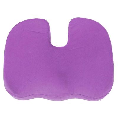Memory Foam U Pude Ortopædisk Pude Coccyx Stol Smertelindring Kontorsæde Lilla
