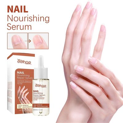 Flye Spikervekst og styrking Serum, Nail Repair Essence, tåneglvekst, tånegl spiker for reparasjon av skadede og misfargede negler 20ml Hvit