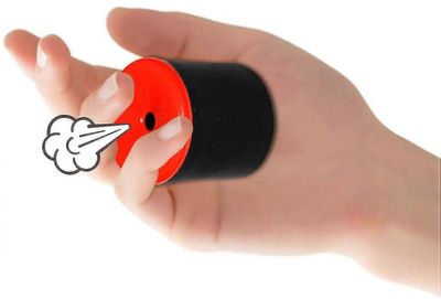 Pierukoneet, uutuuspuristus Luo pieruääni Pieru Pooter Gag Punainen