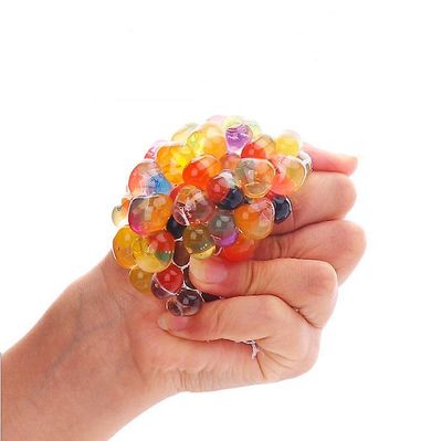 Yunshu Anti-stress squishy flerfarvet dekompression vent drue kugle klemme dinosaur chick legetøj grape