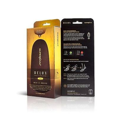 Superfeet DELUX 3/4 miesten mekkokengät | Mokkanahkainen kansi | Arch Support-F Aikuiset UK 10 - 11.5