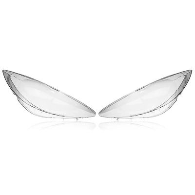 1pair bil frontlys deksel frontlys linse linse erstatning for 307 2008 2009 2010 2011 2012 2013 Gjennomsiktig