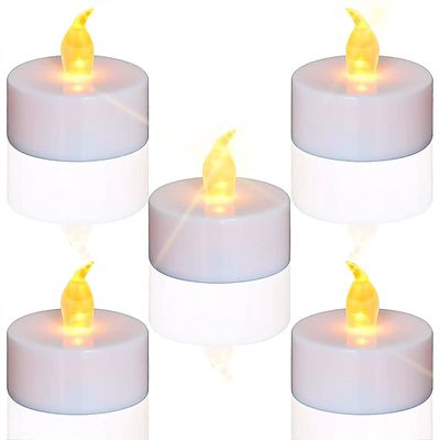 Mikasa Fyrfadslys, led blinkende flammeløse stearinlys, 24 stykker