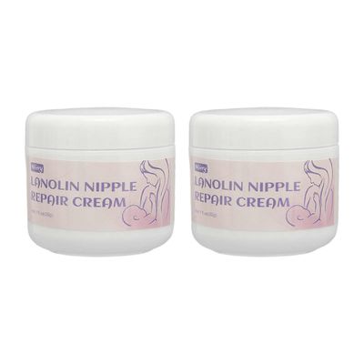 2 x 30g Lanoliini Nännivoide Safe Mieto Kosteuttava Lievitä kipua Nännin korjausvoide imetystarvikkeille